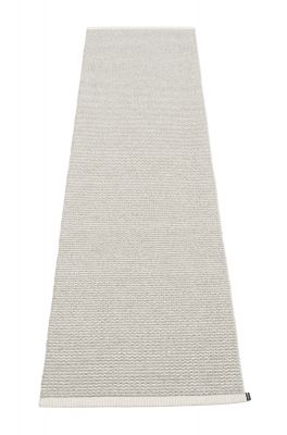 Tapis plastique Mono 60x250 cm GRIS FOSSILE - GRIS CHAUD Pappelina OFFRE SPECIALE